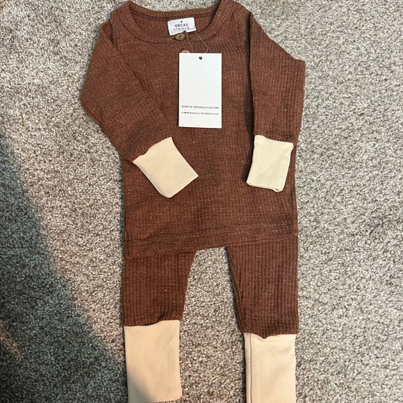 NWT Orcas Lucille Waffle 2-piece set 6-12m - Picture 3 of 4